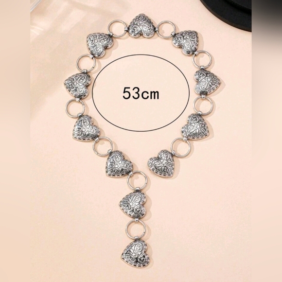 Vintage Carved Heart Necklace - Picture 7 of 7